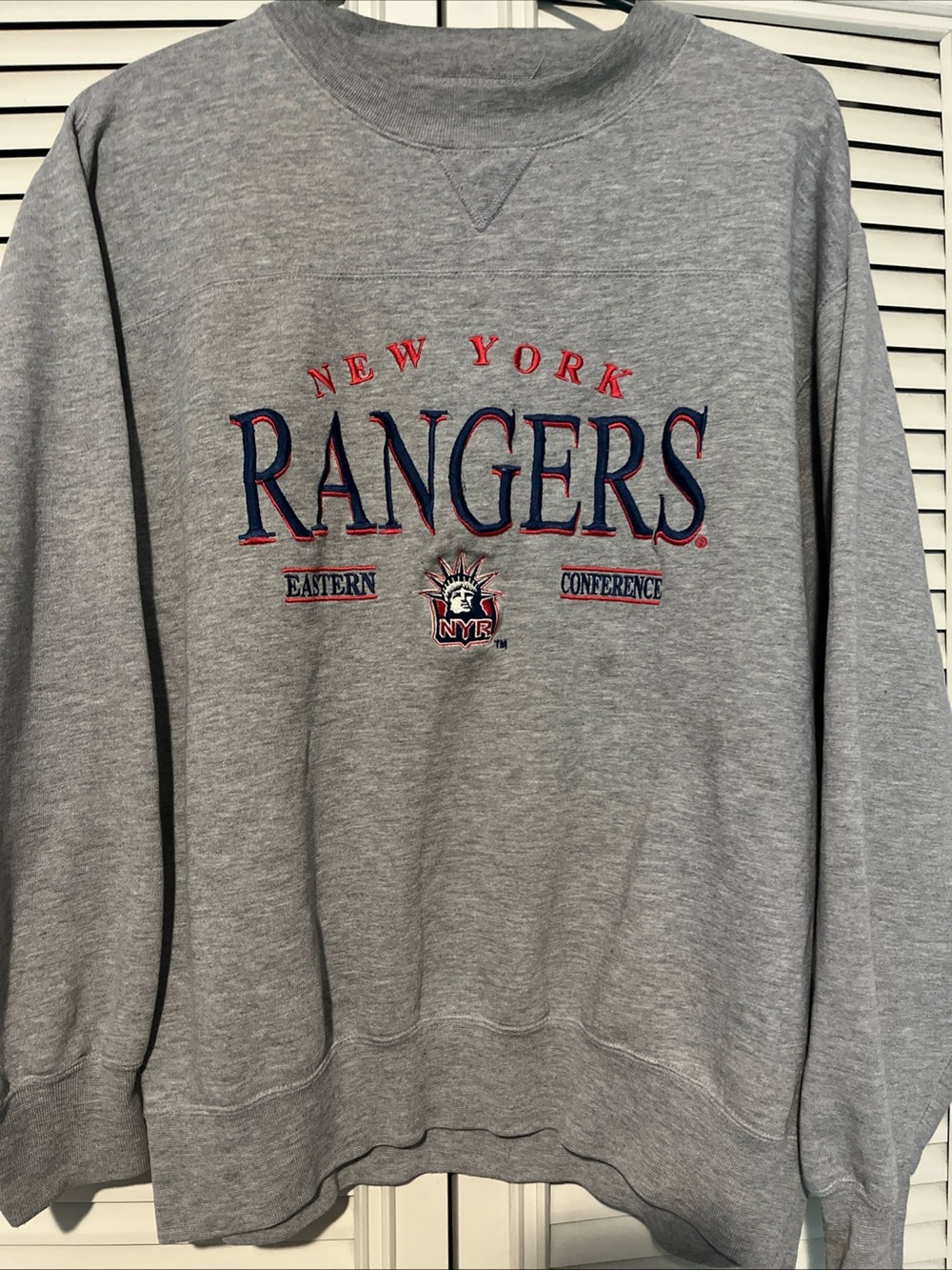 Vintage 90s New York Rangers Lee Sports Sweatshirt Mens M NHL Hockey